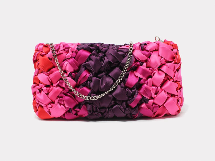 Ribbon Clutch multicolor