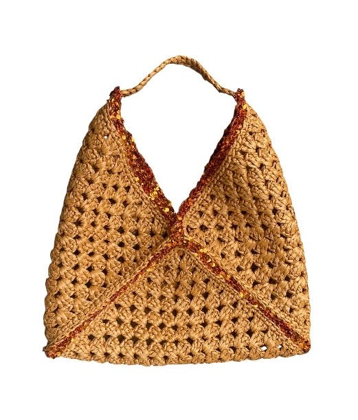 MALI raffia only , or  lurex or sequins