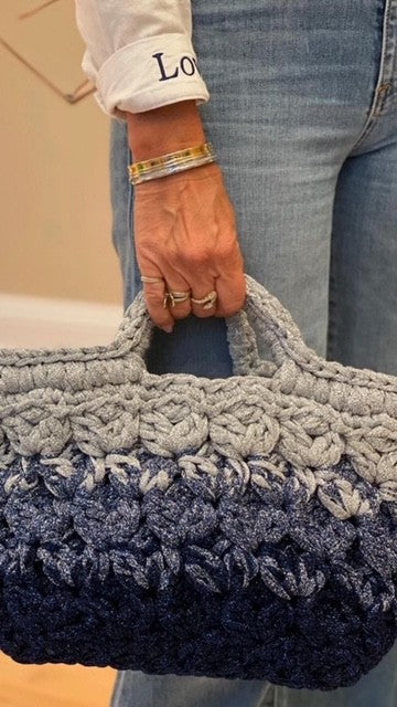 BIANCA basket lurex OMBREE