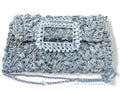 BEBETTE TWEED SEQUINS , AMAZING CRYSTAL BUCKLE