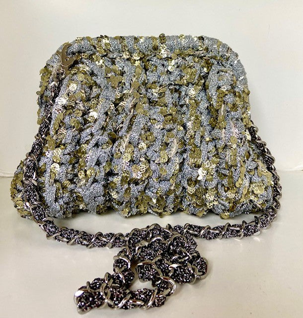 TUM doctor bag , small lurex and sequins